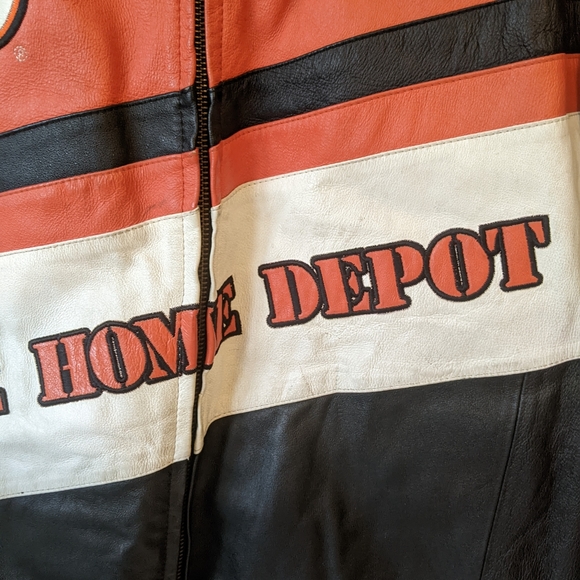 Nascar Tony Stewart Leather Jacket - Picture 13 of 14